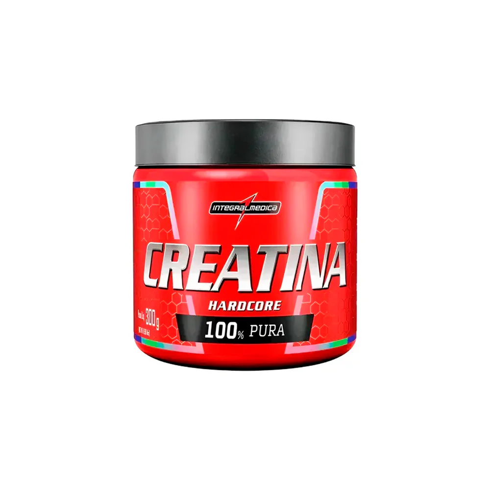 Creatina 100% Pura Hipertrofia e Cognição 300g Hardcore